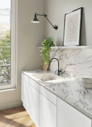 Alabaster Decor Laminate sheets from Melbourne plywood supplier Plyco used for cabinetry, without a white background
