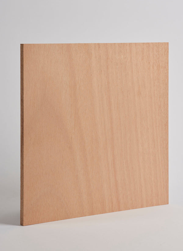 Melbourne Marine Plywood Supplier Plyco's 18mm Gaboon Marine Plywood on a white background
