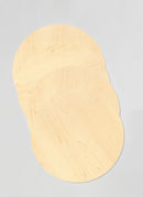 Four pack of Plyco's 3mm Canadian Rock Maple Laserply circles on a white background