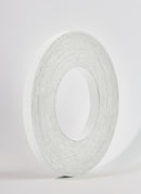 Plyco's 100m x 21mm x 1mm Unglued ABS Vanply Edging in Eggshell on a white background