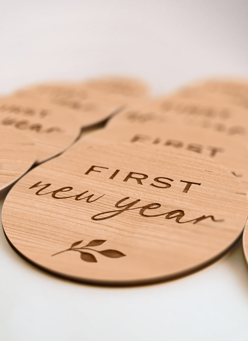 Laser cutting and engraving project using Melbourne plywood supplier Plyco's 3mm American Cherry Laserply Pack on a white background