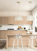 Melbourne plywood supplier Plyco's Queensland Maple on Birch Plywood panels used in a kitchen project, without a white background