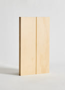 Plyco's Radiata VJ100 V-Groove Plywood Cladding on a white background